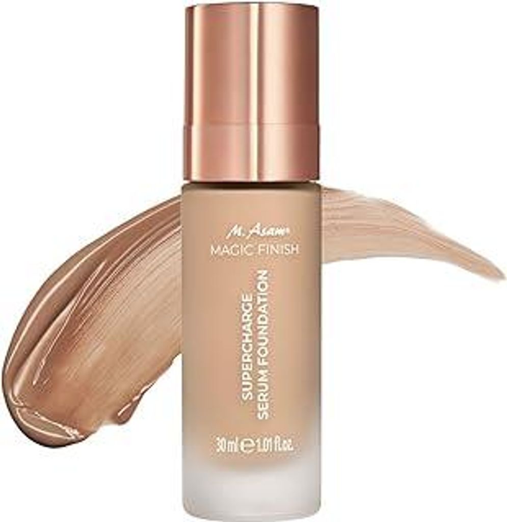 M. Asam MAGIC FINISH Supercharge Serum Foundation True Beige (30 ml) – Feuchtigkeit spendende Foundation & straffendes Gesichtsserum in Einem, An...