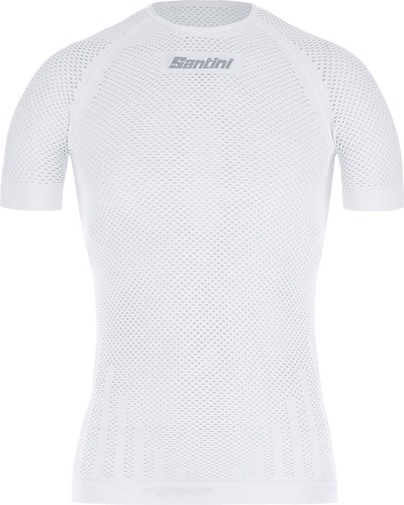 Santini Kurzarm Fahrrad-Shirt - RETE - Weiß XL