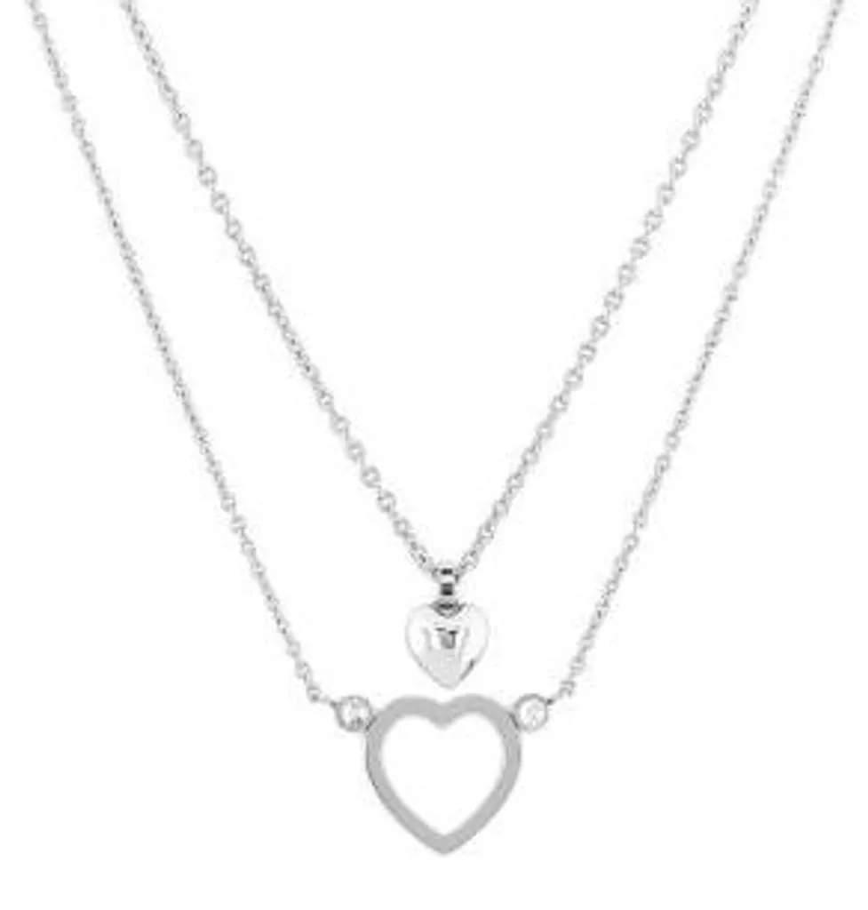 Bijoux cœurs Minimal Hearts en acier chirurgical hypoallergénique