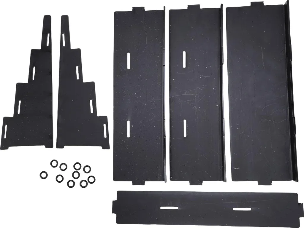 Étagère amovible acrylique noir haute résistance pour bureau et sport