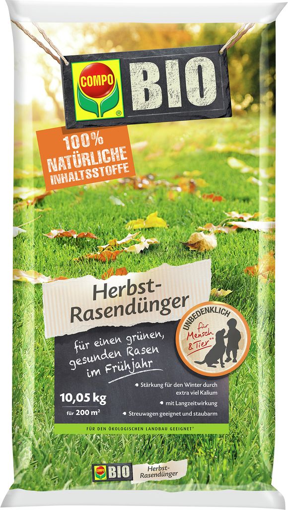 Artikelbild 1 von 'BIO Herbstrasen-Dünger (10,05 kg)' aus der Kategorie Rasendünger