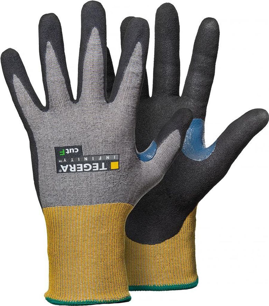 Synthetikhandschuh TEGERA 8815 INFINITY | 6 Paar schwarz, Cat.II, 4X43F, Gr. 6