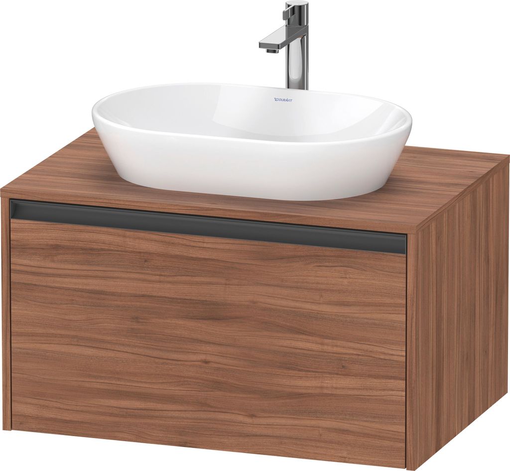 Duravit Ketho.2 Wastafelonderkast 80x55x45,9 cm Mat Noten