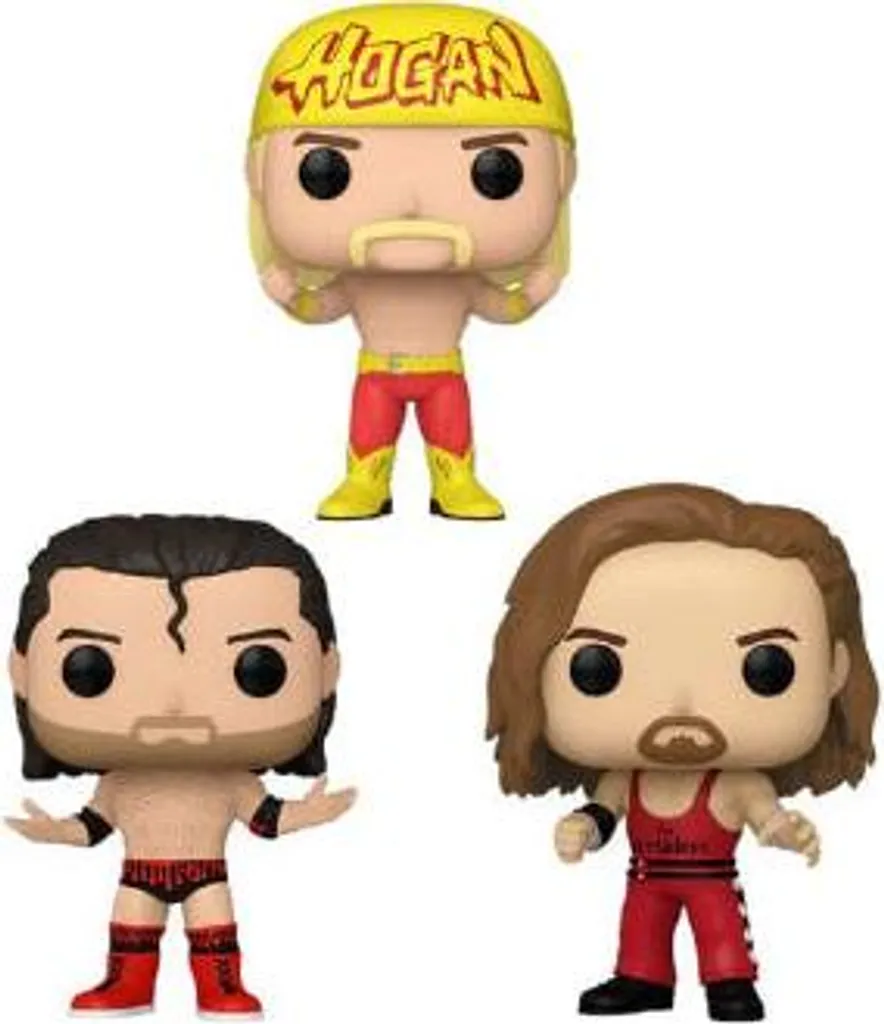 Funko Pop WWE NWO Hogan et Outsiders Pack de 3 Figurines Vinyle #03