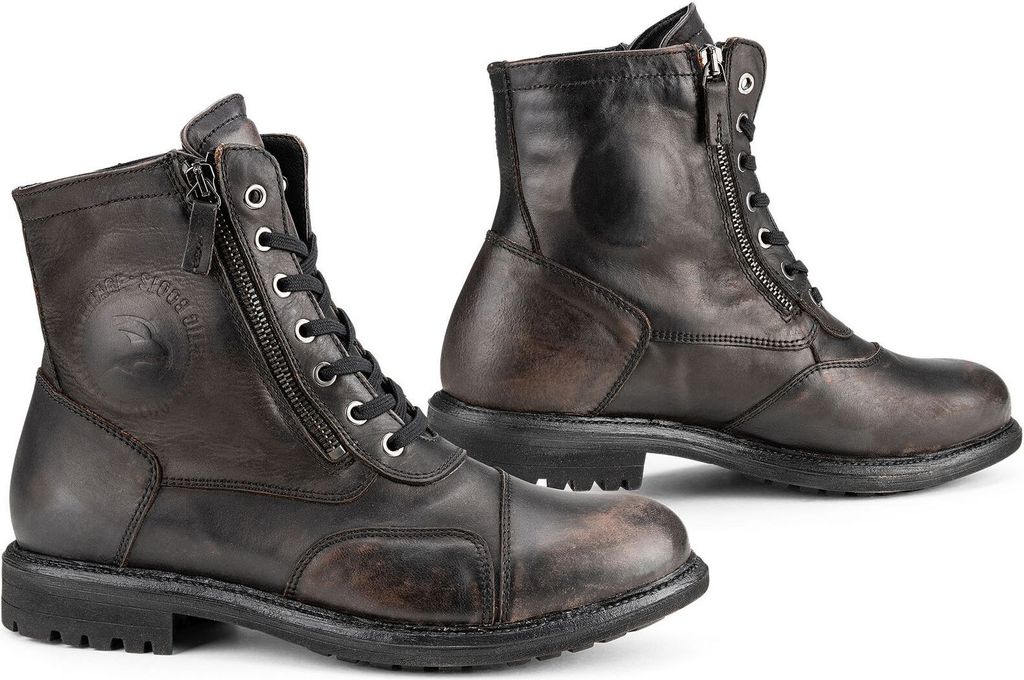 Falco Aviator Motorrad-Stiefel Schwarz 45