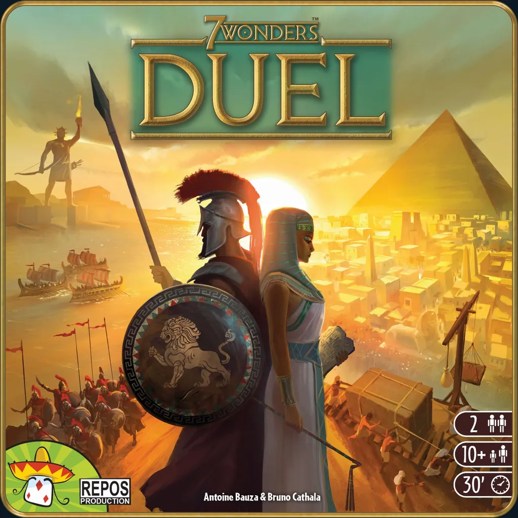Jeu de connaisseur 7 Wonders Duel | Version allemande 2 joueurs 10+