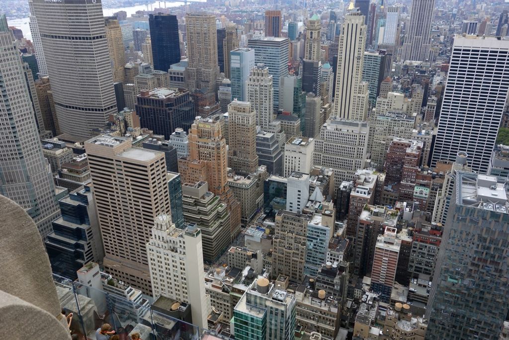 hansepuzzle 50258 - Manhattan Puzzle, 2000 Teile, Reisen, 90,0 x 60,0cm mit hochwertiger Aufbewahrung, Kartonbox und wiederverschließbarem Beutel