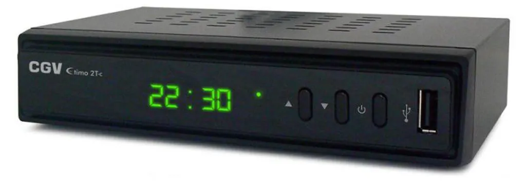 Décodeur TNT HD Double Tuner Etimo 2T-C avec Fonction Enregistreur TV