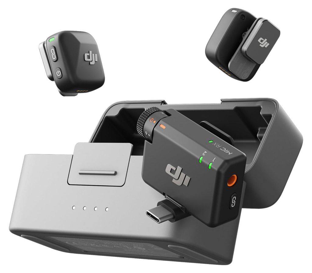 DJI Mic Mini (2 nadajniki + 1 odbiornik + etui do Zdjęcie produktu 