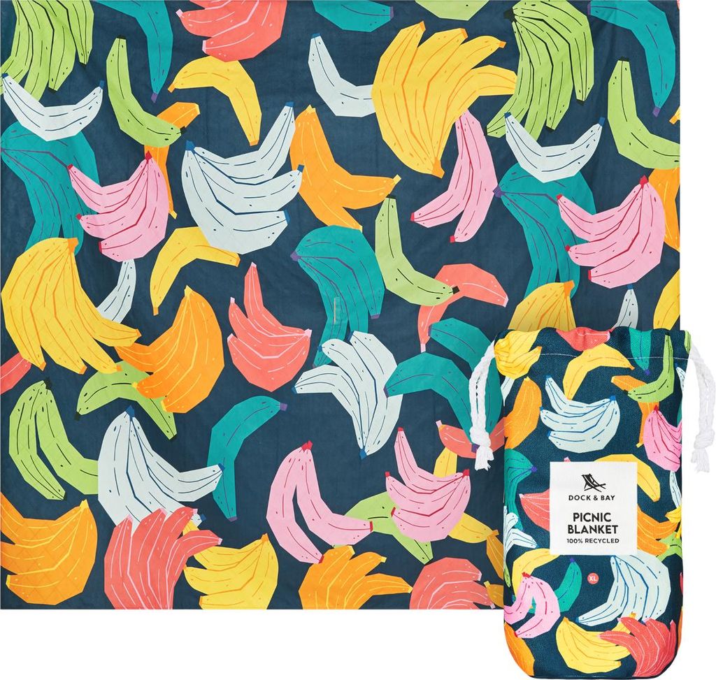 Dock & Bay Picnic Blanket XL Bananarama 240x170cm