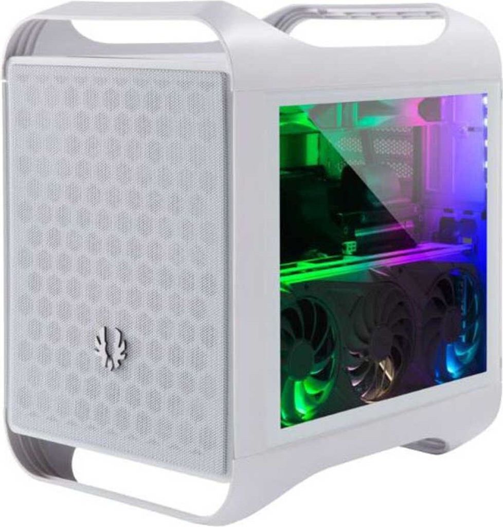 BitFenix BFC-PM2-300-WWGSW-3A, Midi Tower, PC, Weiß, micro ATX, Mini-ITX, Kunststoff, Stahl, 16,5 cm
