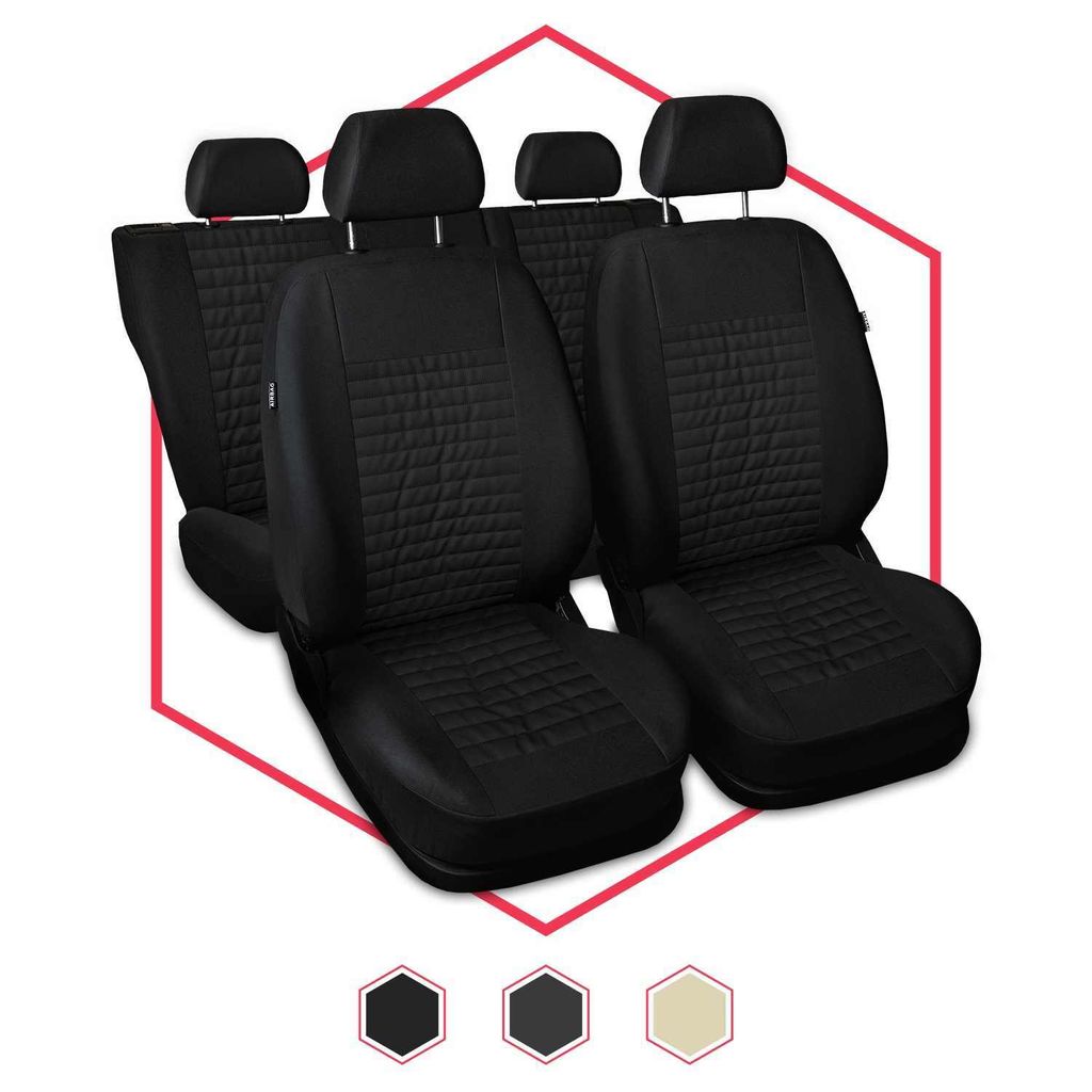 Autositzbezüge Universal Schonbezüge Sitzauflage PKW Auto für Opel Vectra Grau