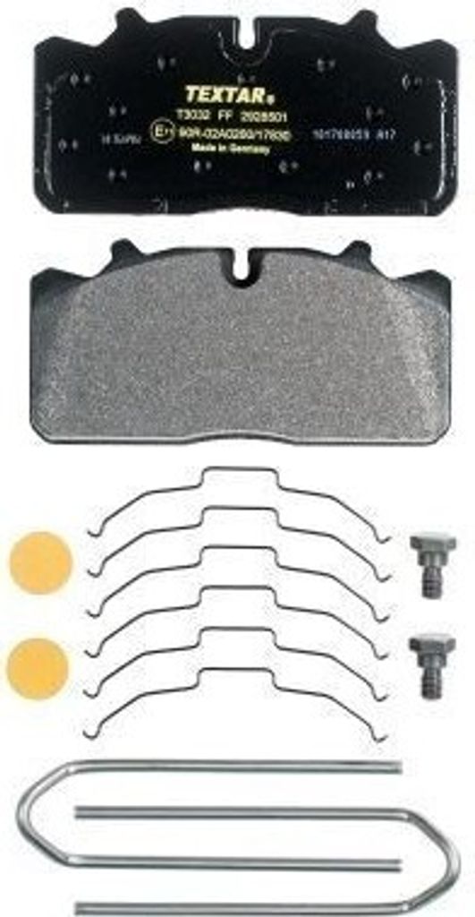 TEXTAR Bremsbeläge Satz für RENAULT TRUCKS MIDLUM 2928501
