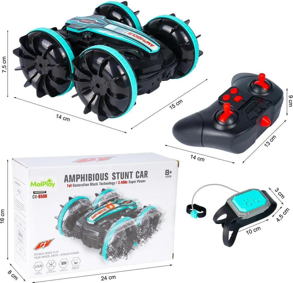4x4 Télécommandé Étanche Malplay avec Commande Gestuelle Durable - 2