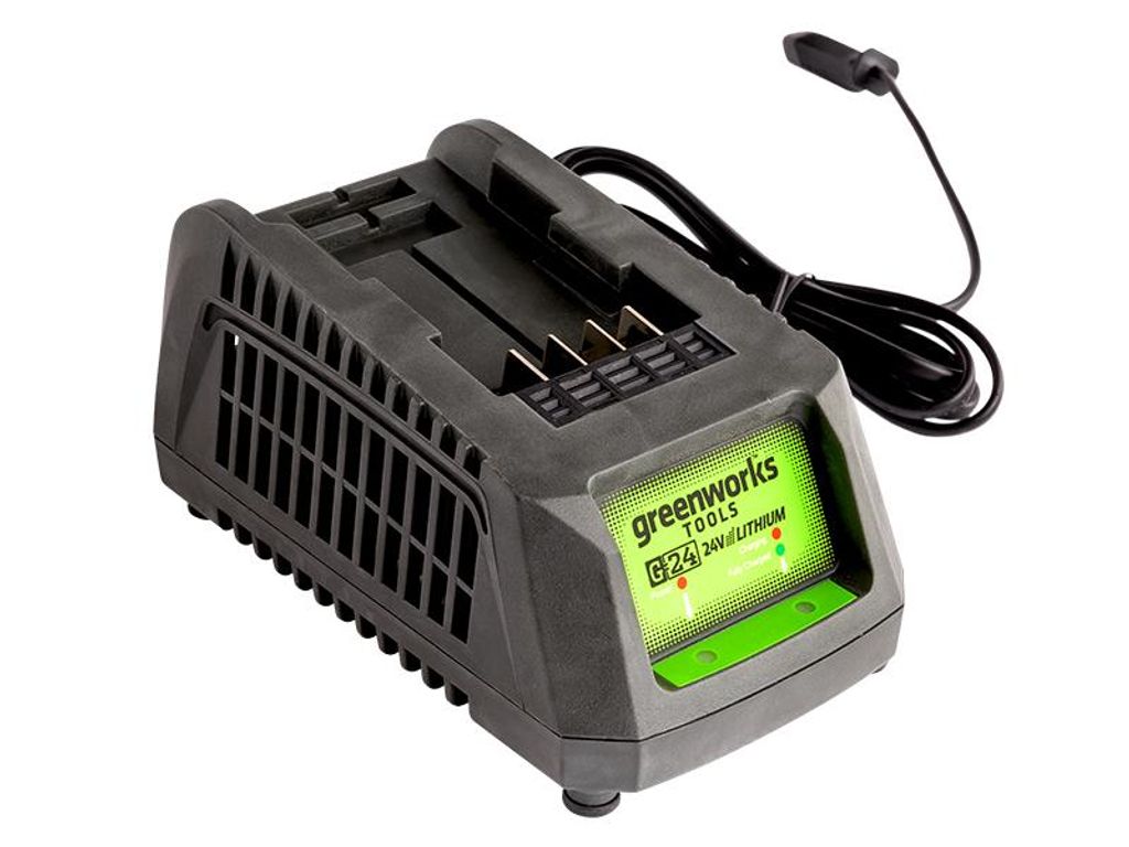 Greenworks G24UC Akku-Ladegerät 24V – Produktbild 