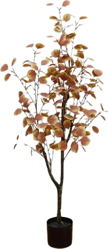 Pianta Eucalipto Finta 120 cm | Sicura per Bambini e Animali - Seta