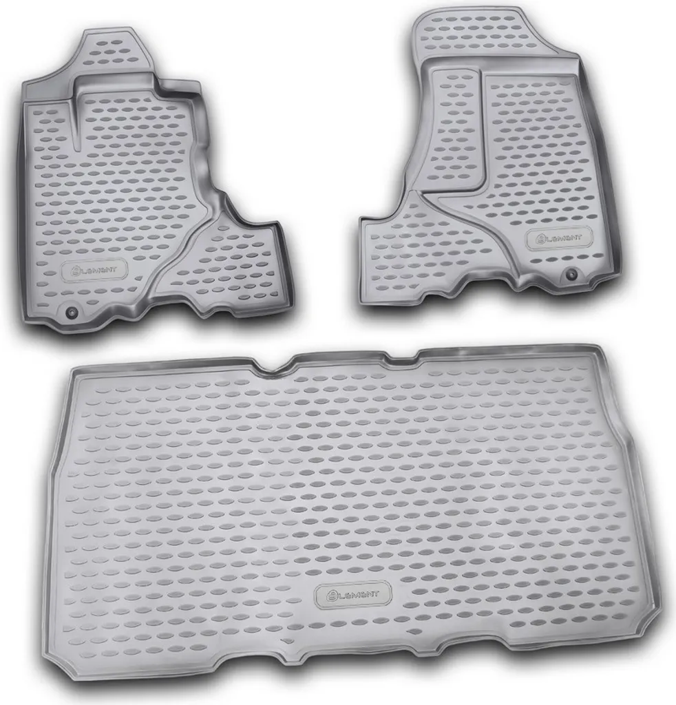 Tappetini in gomma ELEMENT 3D per HONDA Element, 2003->, 3 pz.