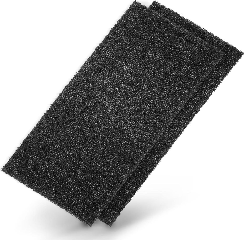 Sockelfilter 2x passend wie Whirlpool 481010354757 Schaumfilter 225x107x8mm für Trockner