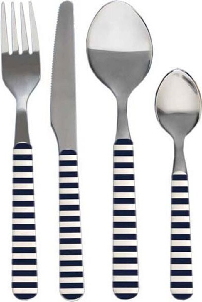 Marine Business Monaco Premium Besteckset 24 Stücke Silber Silber One Size