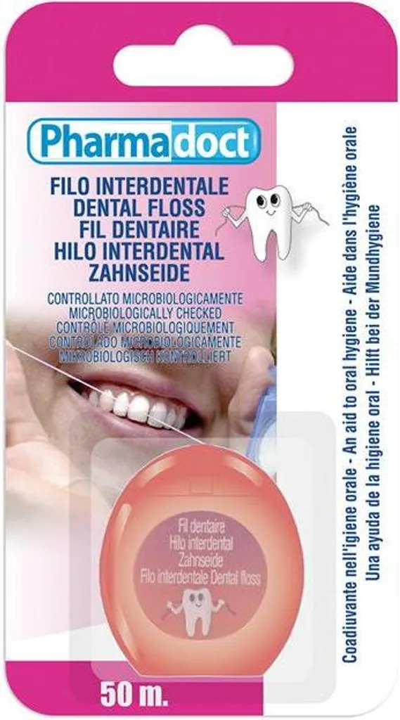 GIMA 25370 Fil dentaire ciré haute résistance pour hygiène bucco-dentaire