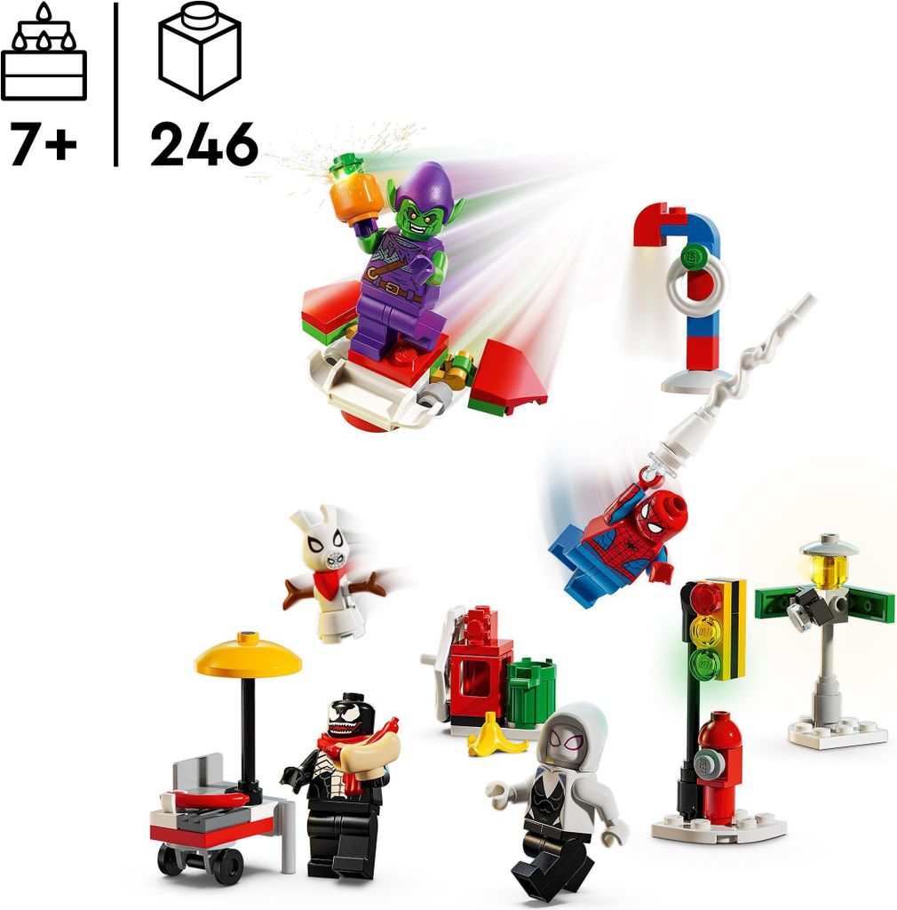 LEGO Marvel Spider-Man Kalendarz adwentowy 2024, Małe Zdjęcie produktu 3