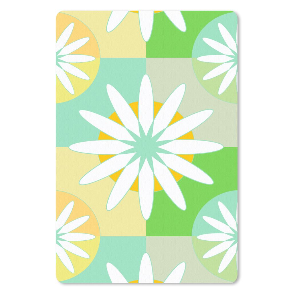 MuchoWow® Mauspad Mousepad Blumen - Sommer - Muster 18x27 Produktbild 