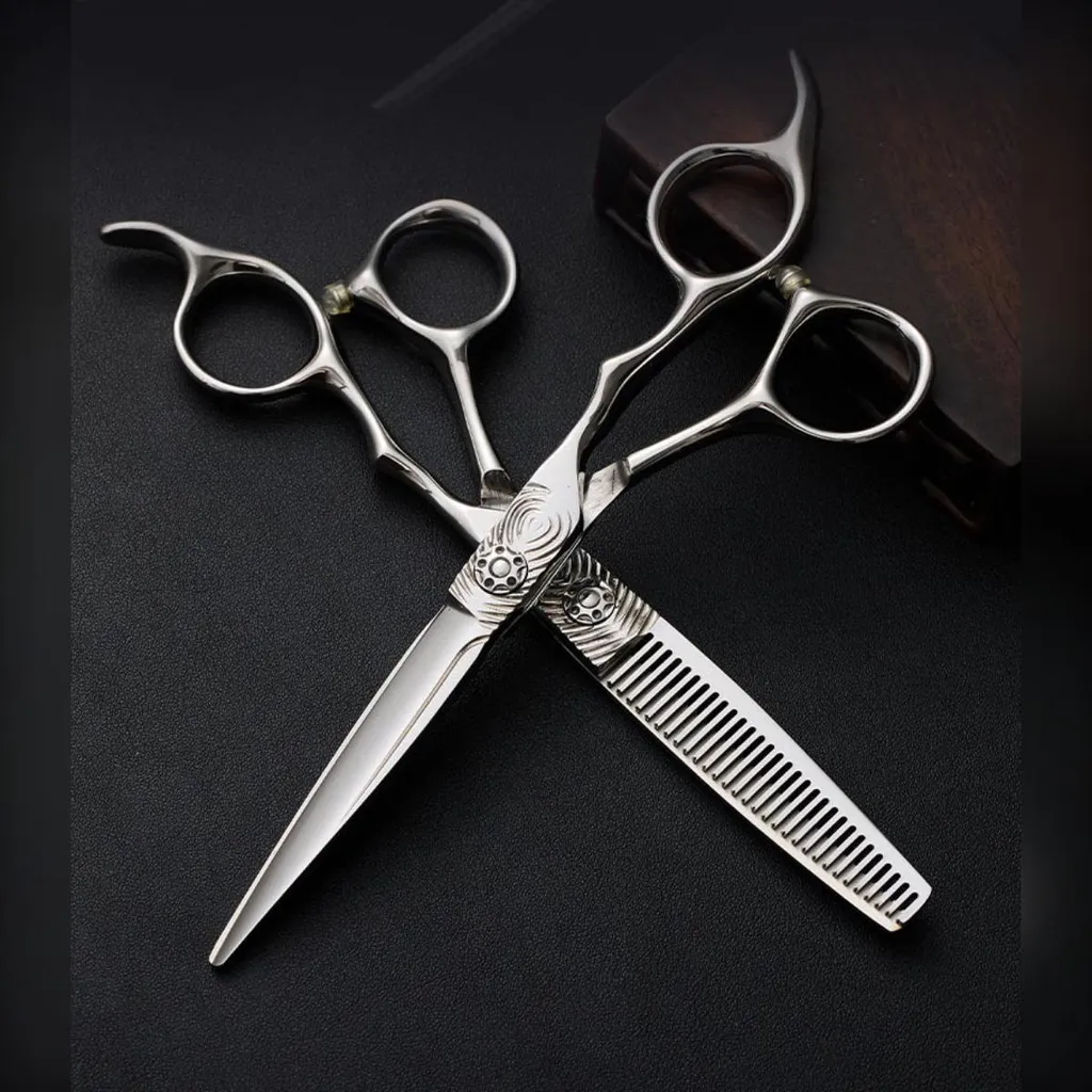 Set de Ciseaux de Coiffure pour Coupes Précises et Dégradés Maison - 2