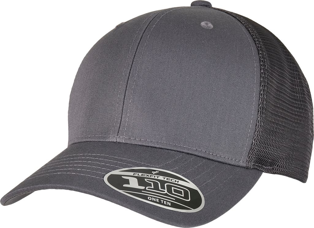 FLEXFIT 110PT | 110 Flexfit Melange Trucker Cap - Farbe: Melange Grey - Größe: One Size