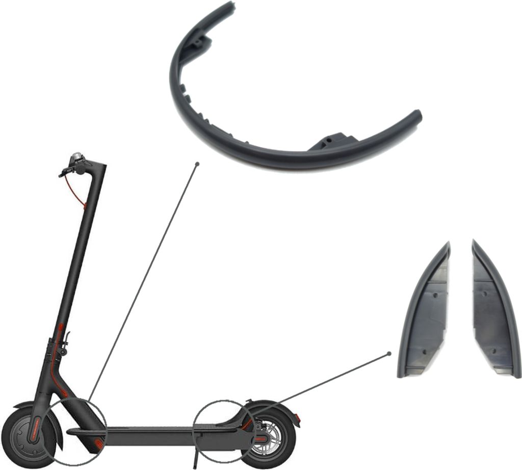 Scooter Plattform Körper Abdeckung für Xiaomi M365 / 1S / Essential / Mi 3
