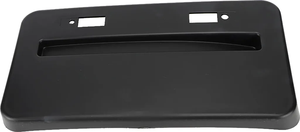 Support de plaque d'immatriculation discret noir mat pour activités