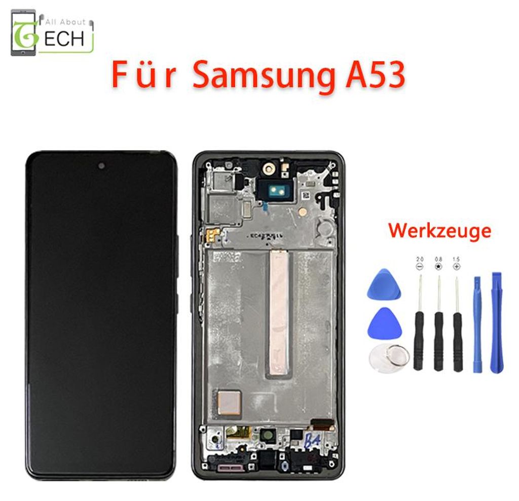 Für Samsung Galaxy A53 5G OLED Display kein LCD Rahmen Produktbild 