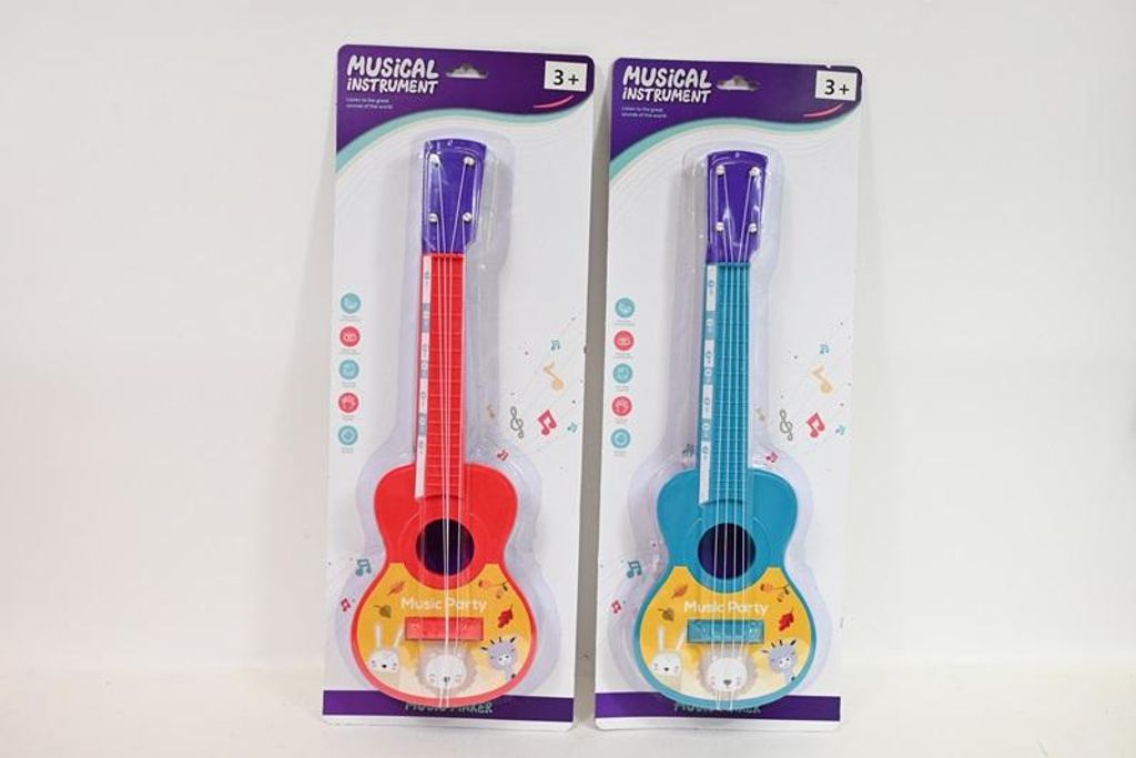 Gitarre auf einem Blister 2kol A-1700 84938
