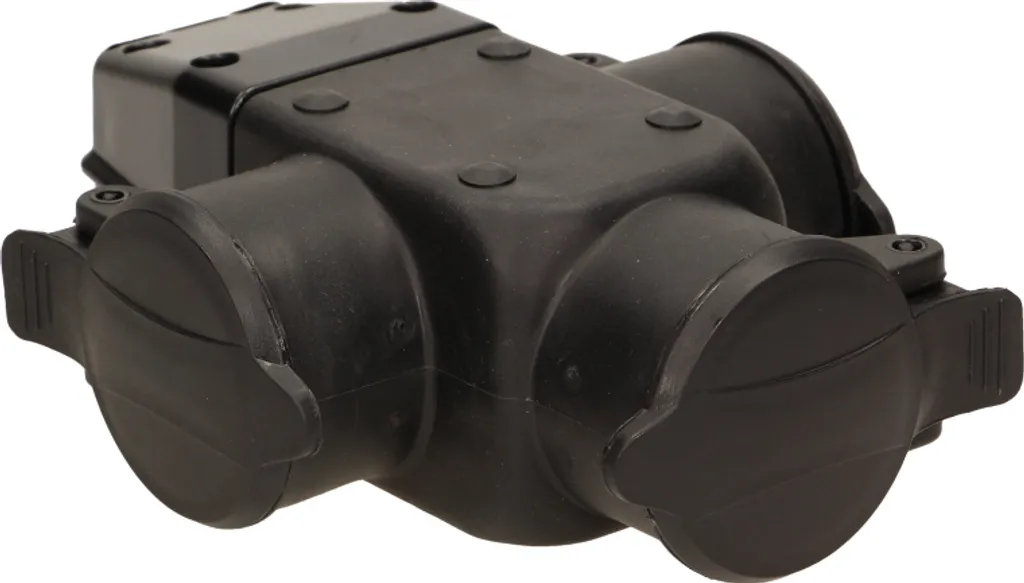 Prise de jardin triple étanche IP44 ORNO 16A avec clapets de sécurité