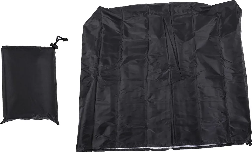Housse de Protection Palette 120x100x116 cm - Bâche Robuste Noire