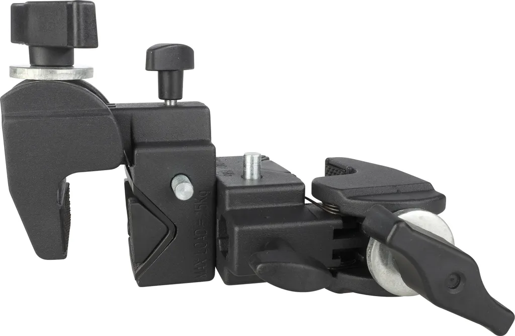 Fixation pour Éclairage de Studio CLD-22 Pince Métal Charge Lourde
