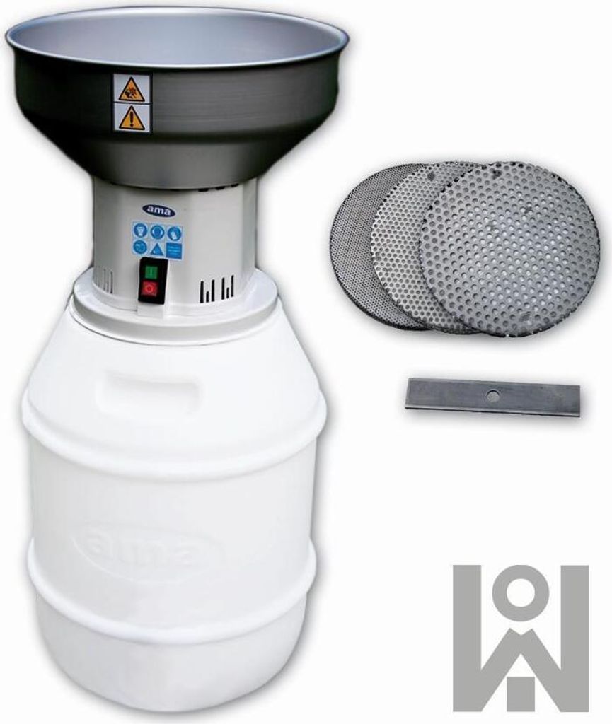 Getreidemühle Schrotmühle Mühle mit Aluminiumtrichter 1200 Produktbild 