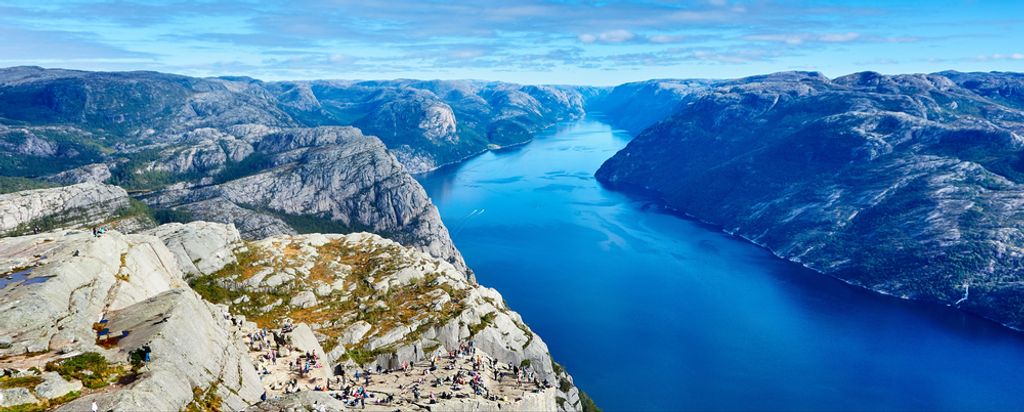 hansepuzzle 74590 - Norwegen Panorama-Puzzle 2000 Teile | Natur Puzzle, 2028 Teile, Natur, 60,0 x 46,0cm mit hochwertiger Aufbewahrung, Kartonbox &...