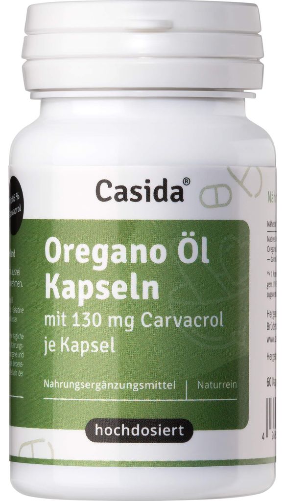 Casida Oregano Öl Kapseln, 60 St. Kapseln