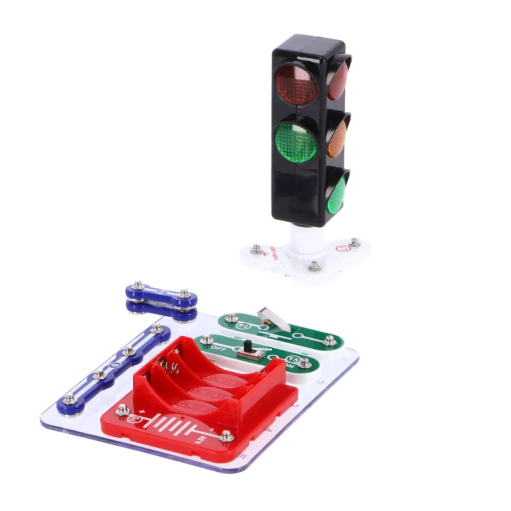 Jeu de Construction Feu de Signalisation DIY pour Apprendre les Sciences