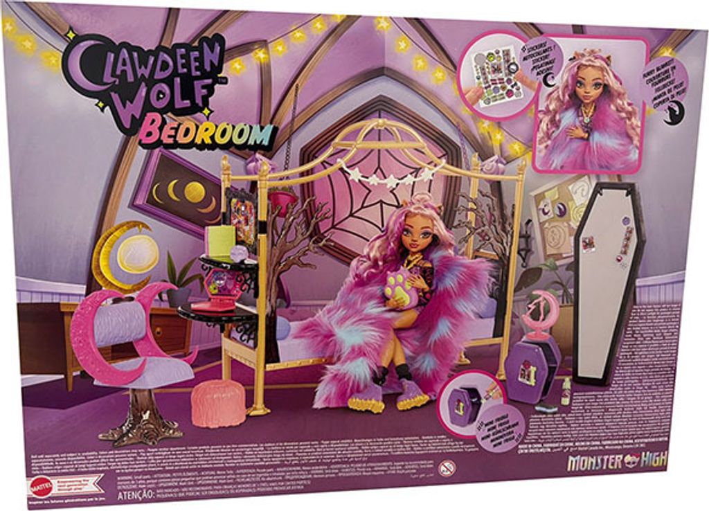 Monster High Clawdeen Wolfs Schlafzimmer Produktbild 8