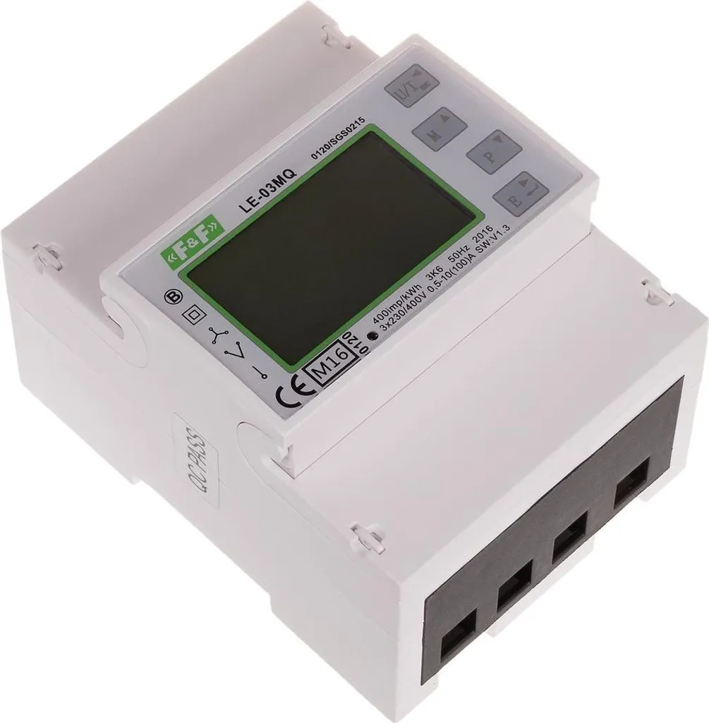 Sous-compteur électrique numérique triphasé LE-03MQ pour tableau