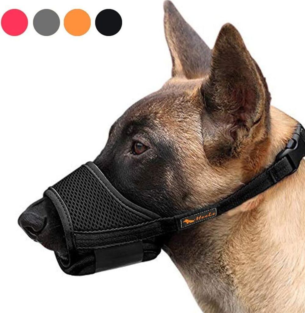 HEELE Nylon-Maulkorb Für Hunde, Verstellbare Schlaufe, Produktbild 