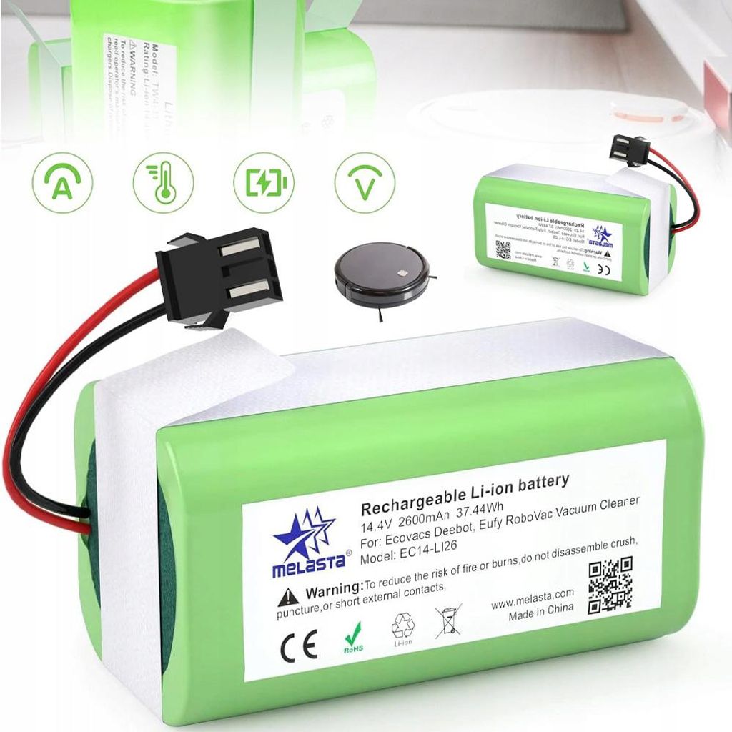 Akku kompatibel mit Eufy RoboVac 11,11S, 11S Max, 12, 15C, Produktbild 