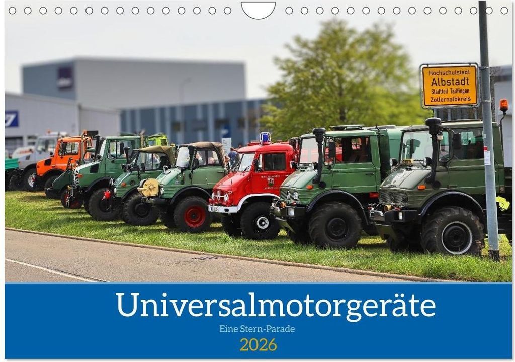 Universalmotorgeräte Eine Stern-Parade (Wandkalender 2026 DIN A4 quer), CALVENDO Monatskalender