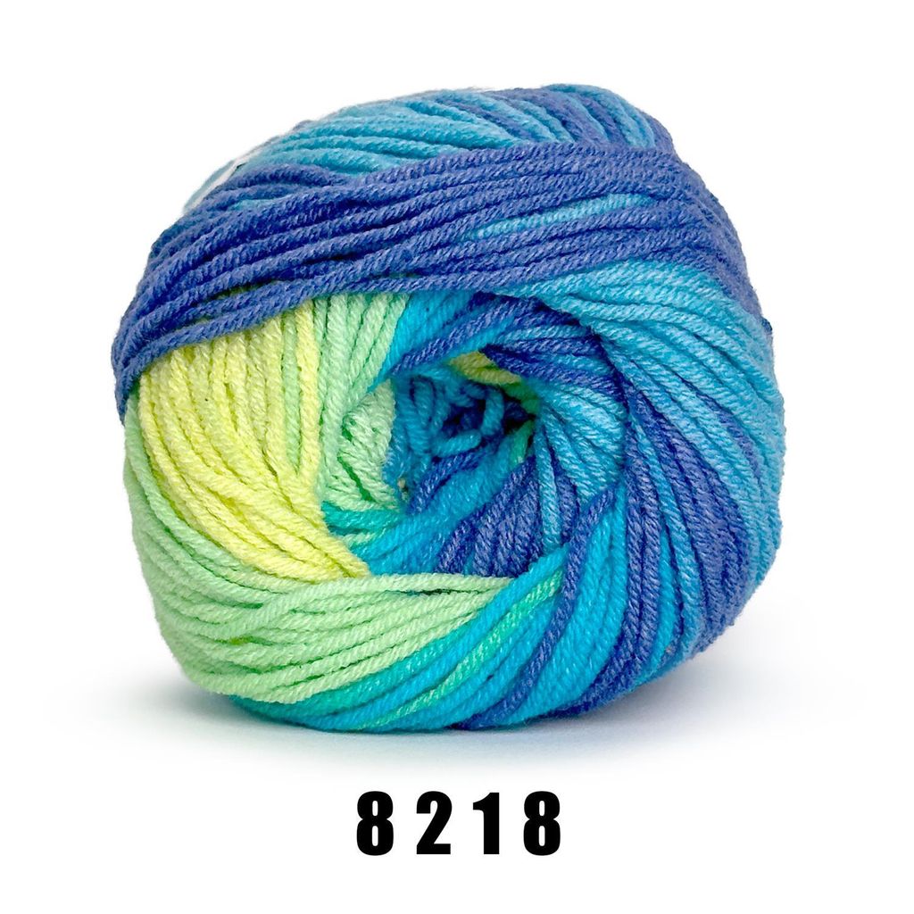 YarnArt Jeans Crazy (50g/160M) 8218 blaugrün Produktbild 