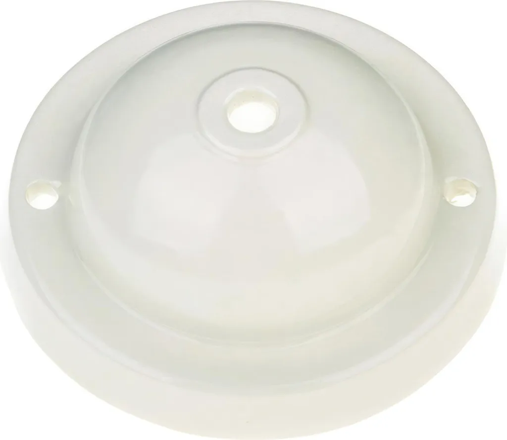 Cache-piton en Céramique Blanche : Kit Rosette pour Finition Pro de Plafond - 2