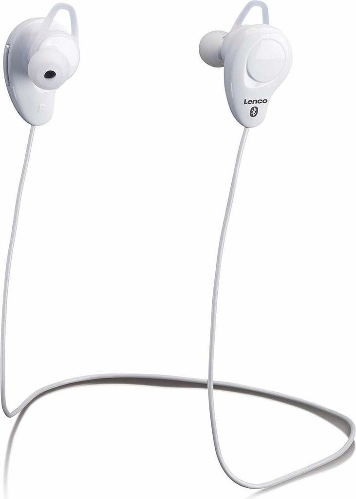 Lenco EPB-015WH - Bluetooth® Kopfhörer - In-Ear - Weiβ Produktbild 