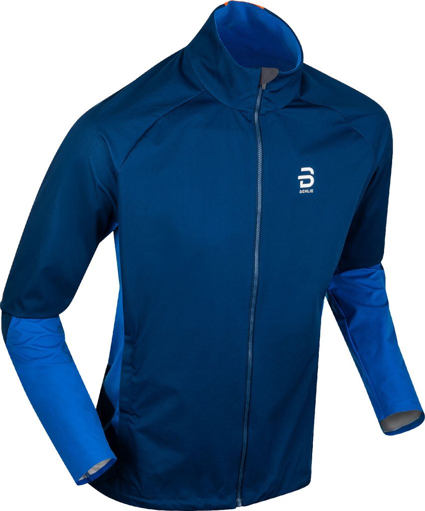 Björn Daehlie Herren Softshelljacke Langlaufjacke Cross-Country Jacket Elite, Farbe:Blau, Artikel:-25300 estate blue, Größe:L
