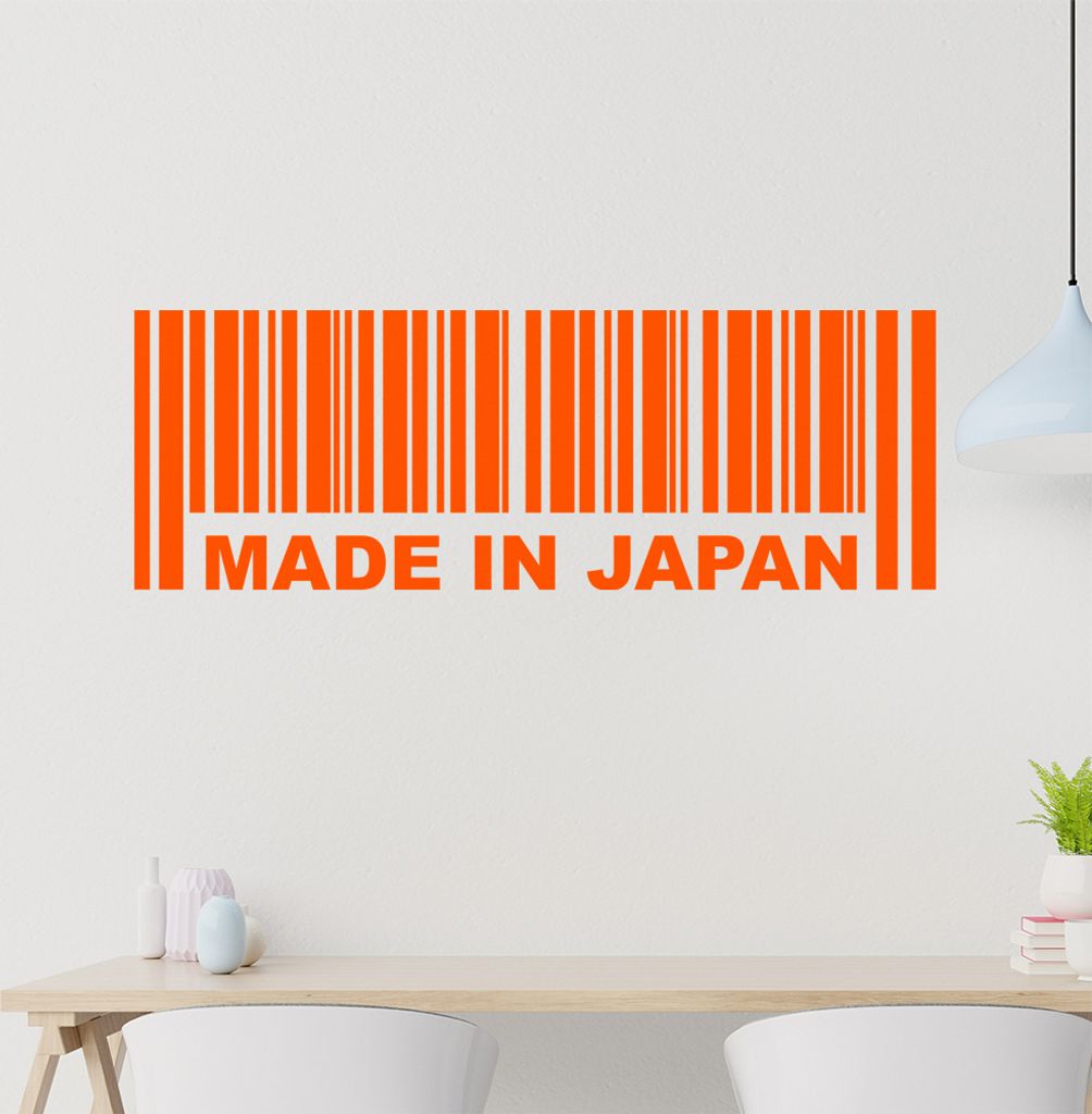 Japan Wandtattoo in 6 Größen - Wandaufkleber Wall Sticker - Dekoration, Küche, Wohnzimmer, Schlafzimmer, Badezimmer