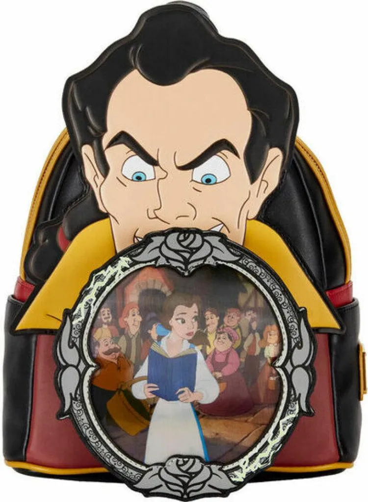 Sac à Dos Disney La Belle et la Bête Scène Gaston par Loungefly Mini 26cm